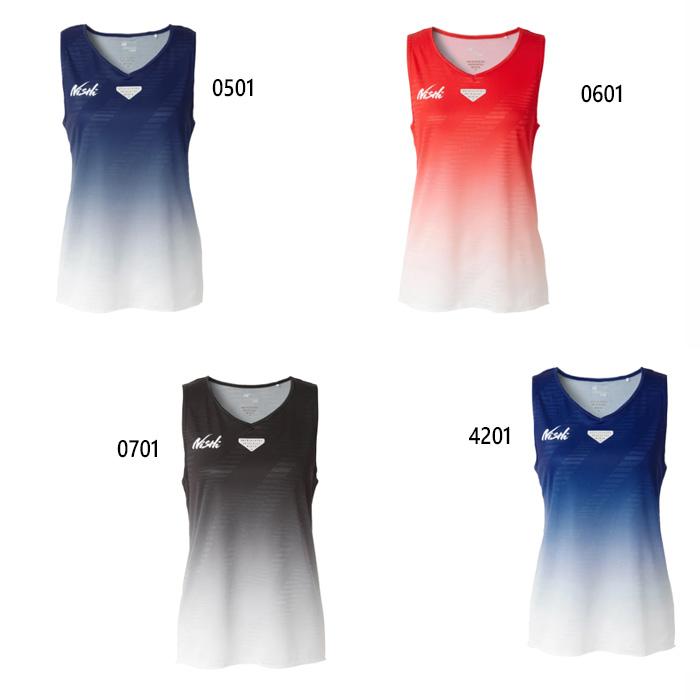 ニシ・スポーツ レディース ジャカードレーシングランニングトップ