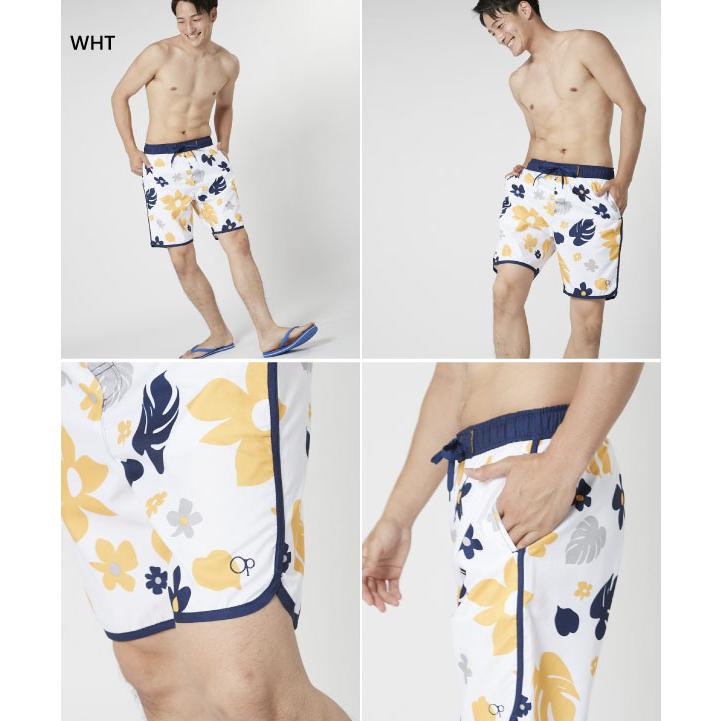 直送商品 サーフパンツ 送料無料 オーシャンパシフィック メンズ トランクス リーフフラワー柄 カジュアル水着 サーフィン マリンスポーツ 海水浴 Www Threeriversofs Com