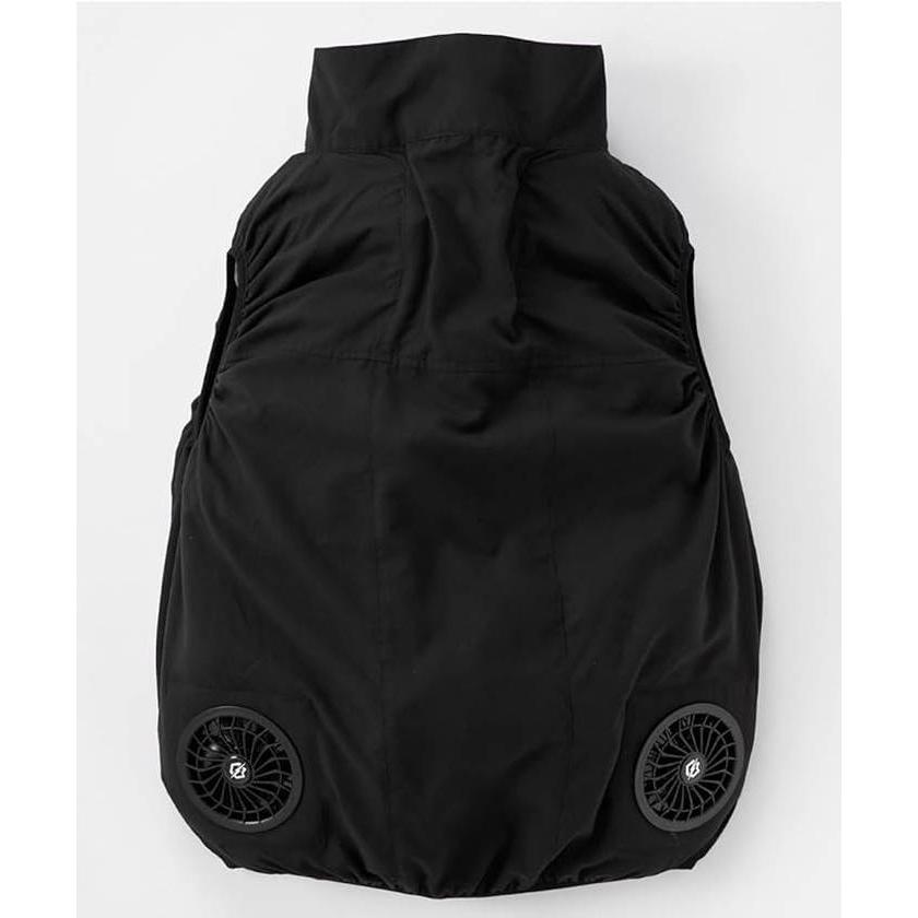 黒M オーシャンパシフィック　涼感アイテム ファン付ウェア ベスト　黒　Mサイズ Ocean Pacific（オーシャンパシフィック） メンズ ファン付ウェア