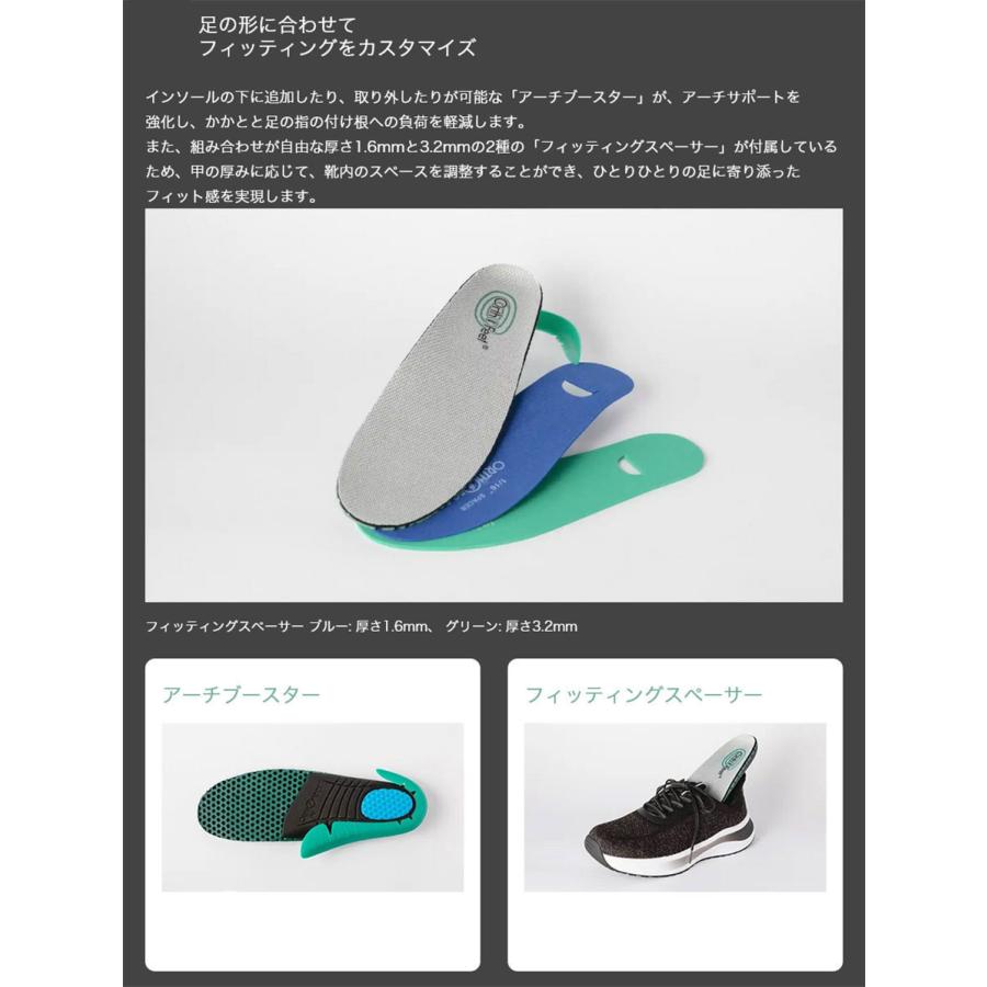 ワイド幅　3E相当 オーソフィート レディース キャプテン CAPTAIN ヌバックレザー ボートシューズ スニーカー ハンズフリーシューズ OF71110W OF71111Wの画像