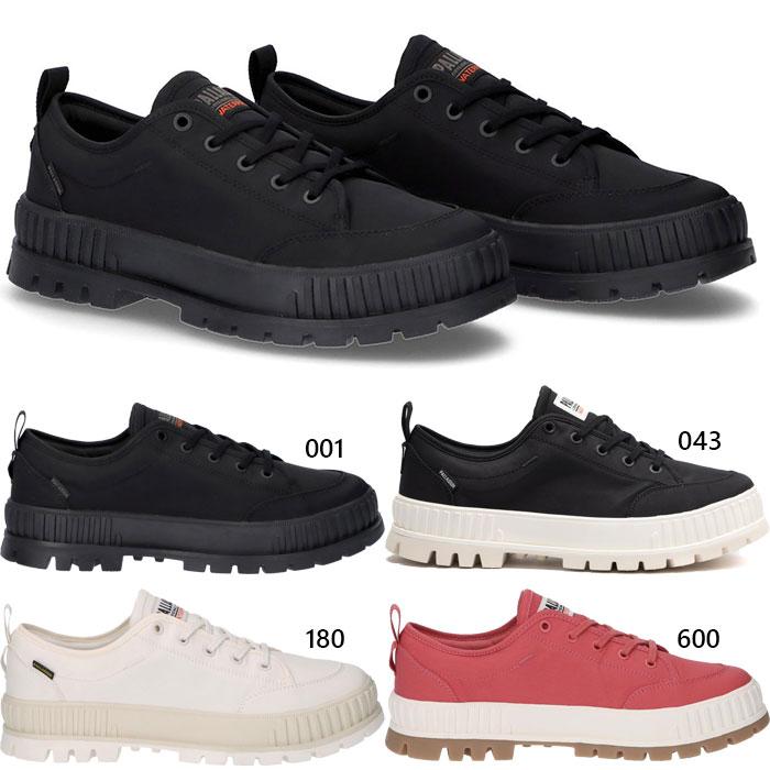 パラディウム メンズ レディース パラショック ロー PALLASHOCK LO OG WP+ スニーカー シューズ 紐靴 カジュアル ローカット 厚底 ホワイト 白 ブラック 黒 レッド 赤 送料無料 PALLADIUM 74408 PALLADIUM（パラディウム） メンズ レディース パラショック ロー