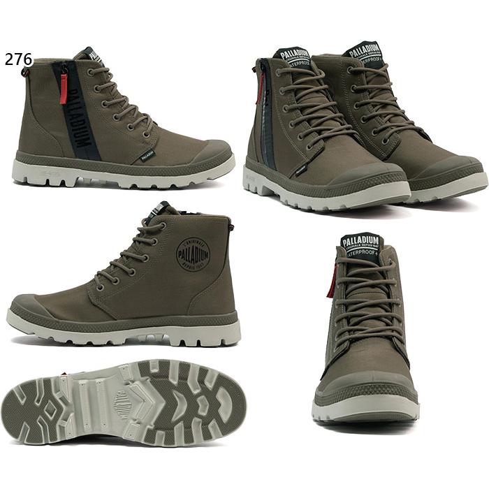 パラディウム メンズ レディース パンパ ハイ シーカー2 ウォータープルーフ PAMPA HI SEEKER2 LT+WP+ スニーカー レインシューズ 紐靴 ミッドカット 防水 ホワイト 白 ブラック 黒 グレー ブルー 青 カーキ 灰色 送料無料 PALLADIUM 74406 PALLADIUM（パラディウム） メンズ レディース パンパ ハイ シーカー2