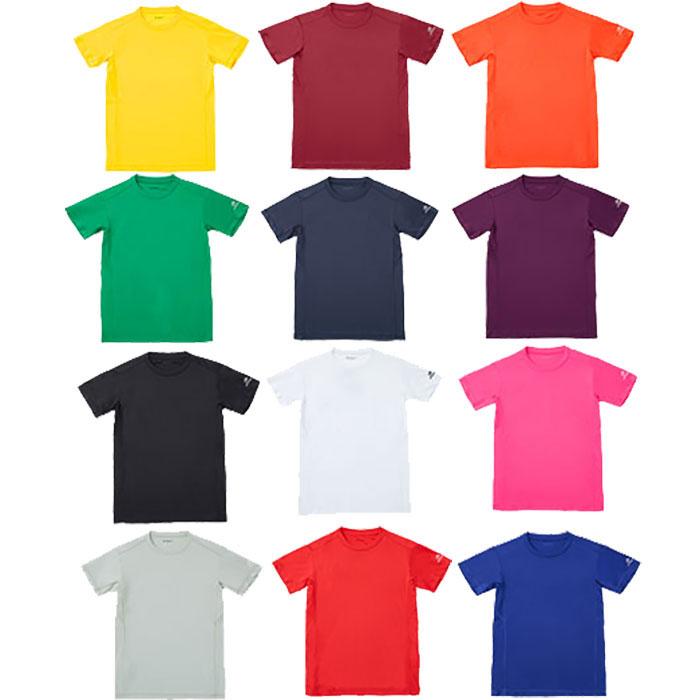 Phiten（ファイテン） メンズ レディース RAKUシャツ 半袖 無地