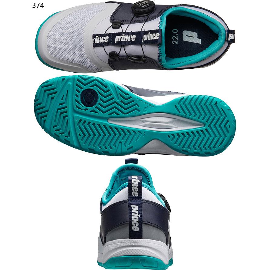 プリンス ジュニア キッズ オールコート用 テニスシューズ 軟式テニス ローカット ダイヤルシステム 送料無料 prince DPS253 Prince（プリンス） ジュニア キッズ オールコート用 テニスシューズ