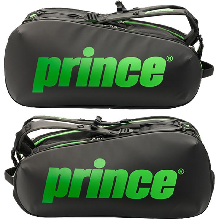 prince プリンス　テニス　ラケットバッグ　緑 Prince（プリンス） ラケット6本入れ メンズ レディース ラケット