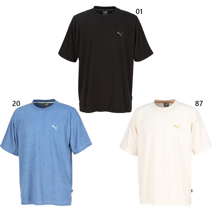 PUMA ストライプTシャツ XL PUMA公式】メンズ エヴォストライプ 半袖 Tシャツ