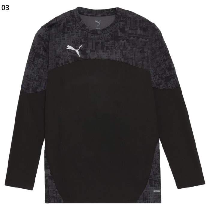 PUMA（プーマ） メンズ サッカー INDIVIFTBL プロ 長袖 シャツ サッカーウェア フットサルウェア トップス 660375 ...