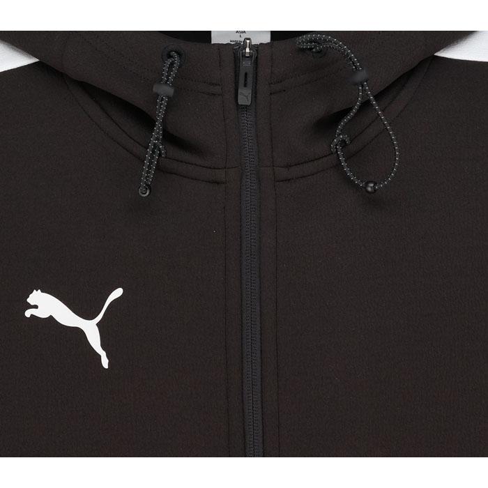 プーマ メンズ ボルテージ VOLTAGE ニットジャケット サッカーウェア フットサルウェア トップス パーカー 長袖 ブラック 黒 グレー 灰色 送料無料 PUMA 660935 PUMA（プーマ） メンズ ボルテージ VOLTAGE ニットジャケット サッカー