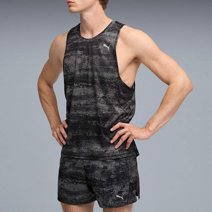 ランニングシャツ　ランシャツ　PUMA　プーマ PUMA（プーマ） メンズ ベロシティ M RUN VELOCITY AOP タンク
