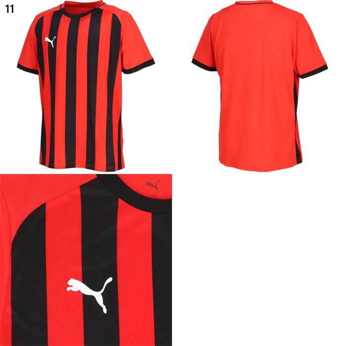 プーマサッカーゲームシャツ PUMA（プーマ） メンズ チームゴール teamLIGA26 ストライプ ゲーム