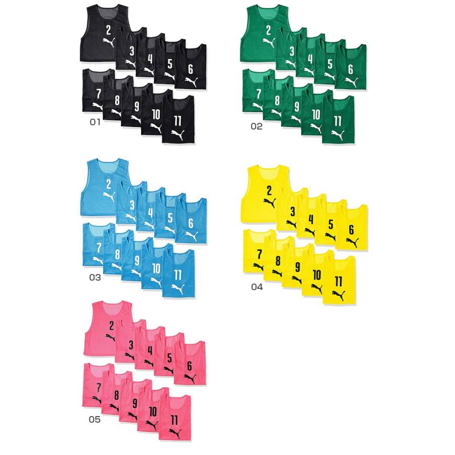 ☆新品☆送料無料☆PUMA(プーマ)ビブス10枚セット☆ ビブスセット（10枚組）・PUMA(プーマ）920604【大きいサイズ有り