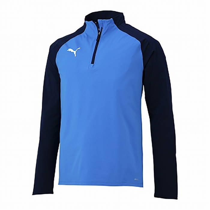 ＊PUMA＊サッカーTEAMLIGA＊ネイビー＊160 PUMA（プーマ） メンズ チームリーガ TEAMLIGA 1/4 ジップトップ