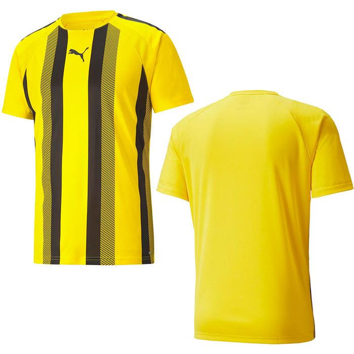 プーマ メンズ チームリーガ Teamliga ストライプ ゲームシャツ サッカーウェア フットサルウェア トップス 半袖tシャツ Puma 7535 バイタライザー 通販 Yahoo ショッピング