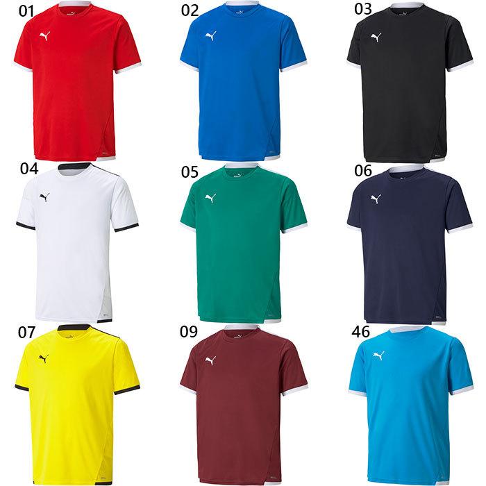 ＊PUMA＊サッカーTEAMLIGA＊ネイビー＊160 PUMA（プーマ） ジュニア キッズ チームリーガ TEAMLIGA ゲームシャツ