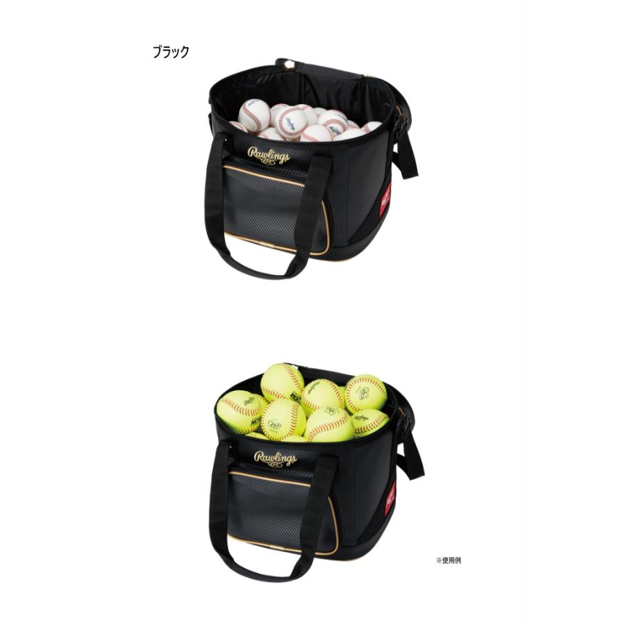 ローリングス メンズ レディース ボールバッグ 野球用品 ボールケース 硬式 軟式 部活 草野球 EBB14S02の画像