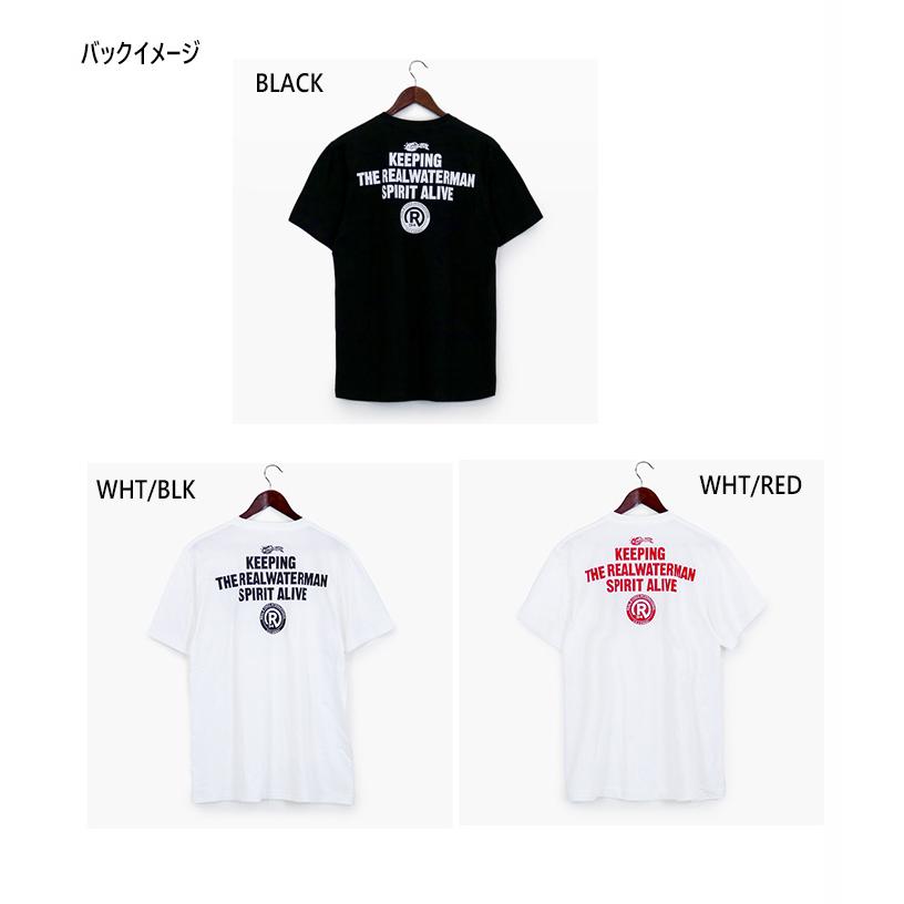 リアルビーボイス メンズ ウォーターマン Tシャツ 半袖 トップス カジュアル シンプル ストリート 10451-11796｜vitaliser｜02