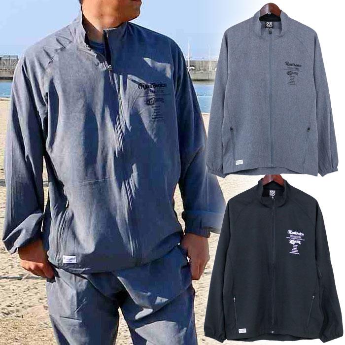 リアルビーボイス メンズ レディース WW ドライ ストレッチ トラック ジャケット 上着 アウター トップス 長袖 ブラック 黒 グレー 灰色 送料無料 RealBvoice 10481-12013 RealBvoice（リアルビーボイス） メンズ レディース WW ドライ