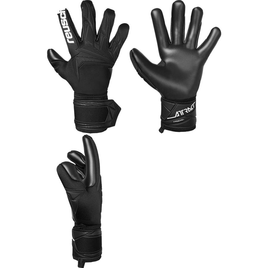 reusch ブラック グローブ ユニセックス 8.5 reusch（ロイシュ） メンズ レディース アトラクト フリーゲル