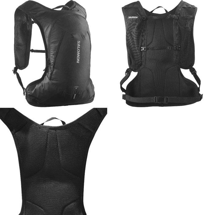 サロモン メンズ CROSS リュックサック ブラック　8リットル SALOMON サロモン リュック ランニングバッグ CROSS 8L クロス 8
