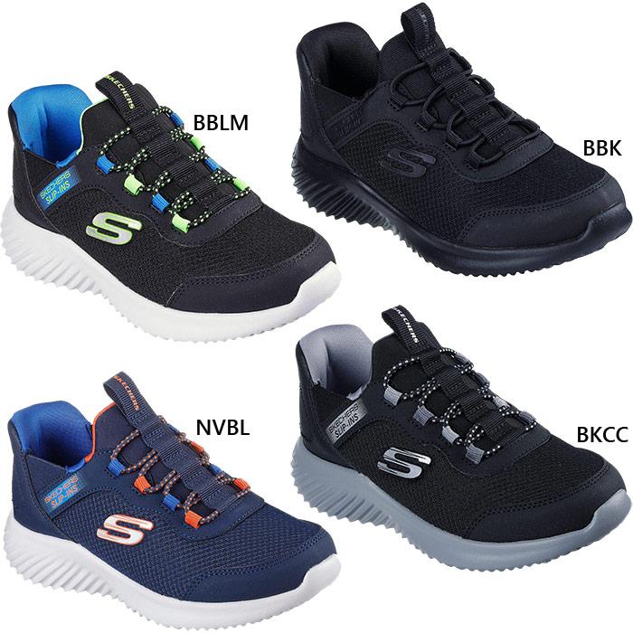スケッチャーズ ジュニア キッズ スリップインズ バウンダー ブリスクバースト SLIP-INS スニーカー ハンズフリーシューズ 運動靴 403822Lの画像
