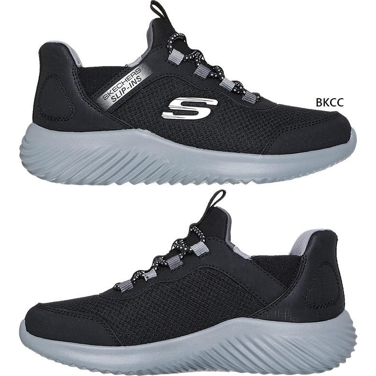 スケッチャーズ ジュニア キッズ スリップインズ バウンダー ブリスクバースト SLIP-INS スニーカー ハンズフリーシューズ 運動靴 403822Lの画像