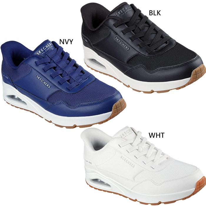 SKECHERS ハンズフリースリップインズ ウノ バンクシア【ワイド幅】 SKECHERS 4E相当 ワイド スケッチャーズ メンズ スリップインズ