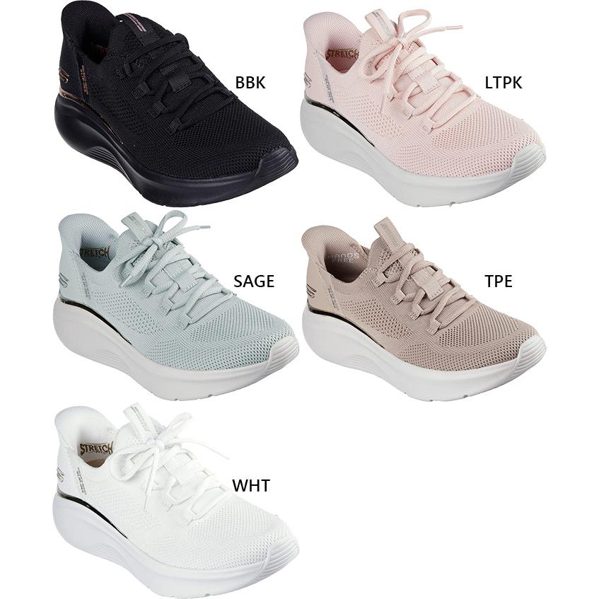 SKECHERS（スケッチャーズ） レディース スリップインズ ボブス スポート B ラブ トゥルー デライト スニーカー シューズ 紐靴 ...
