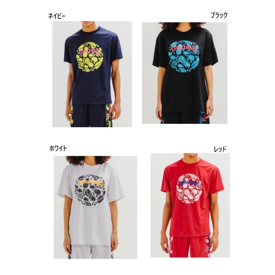 人気激安 スポルディング メンズ レディース Tシャツ トロピカル バスケットボールウェア トップス 半袖 吸汗速乾 Uvカット Smt Cisama Sc Gov Br