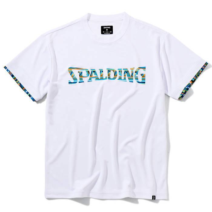 日本最大のブランド スポルディング メンズ レディース Tシャツ アフリカントライバルロゴ バスケットボールウェア トップス 半袖tシャツ Smt206 Cisama Sc Gov Br