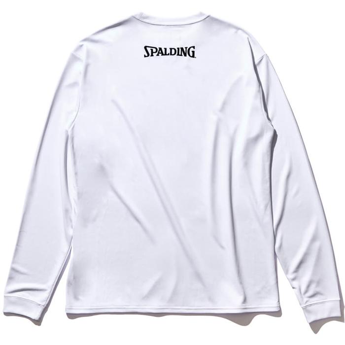 スポルディング メンズ レディース ロングスリーブ Tシャツ グラデーションロゴ バスケットボールウェア トップス 長袖Tシャツ SMT22137｜vitaliser｜05