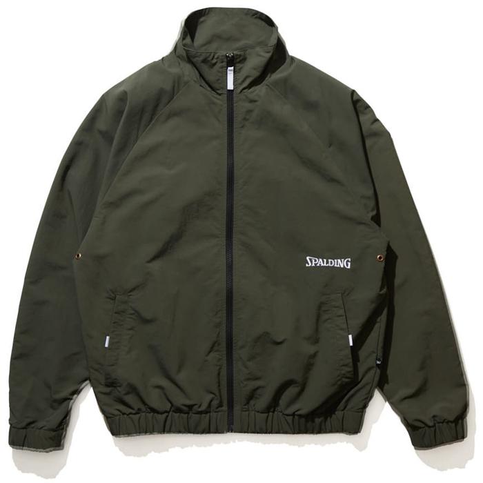 スポルディング メンズ レディース コートサイド 布帛ジャケット バスケットボールウェア トップス アウター 長袖 SMJ22140_8