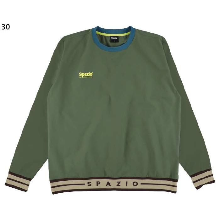 SPAZIO スパッツィオ ジャージ フットサル サッカー S カーキ Spazio（スパッツィオ） ジュニア キッズ Jr.長袖ラインリブピステ