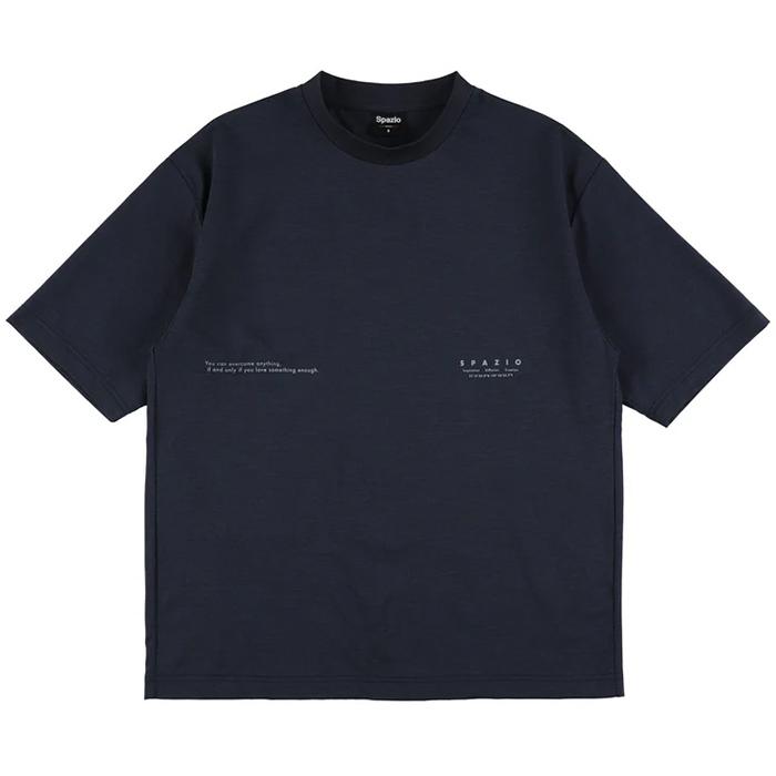 Spazio（スパッツィオ） メンズ レディース オーバーサイズプラTシャツ