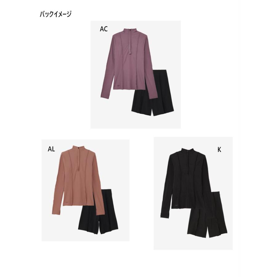 スピード レディース ロングスリーブステッチングセパ スイムウエア スイミング 水泳 フィットネス水着 ブラック 黒 ブラウン 茶色 送料無料 speedo SFW22531 speedo（スピード） レディース ロングスリーブステッチングセパ