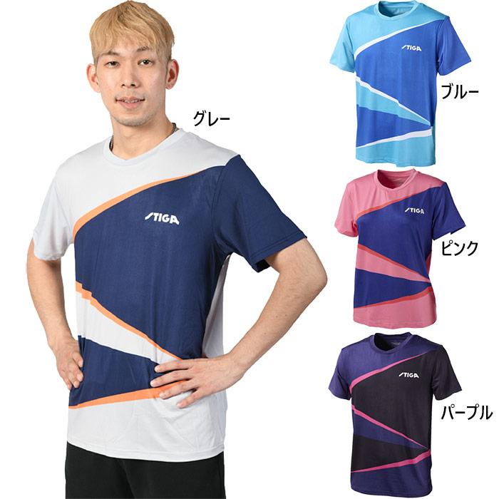 STIGA（スティガ） メンズ レディース シャツ CN5 Shirt CN-V 卓球