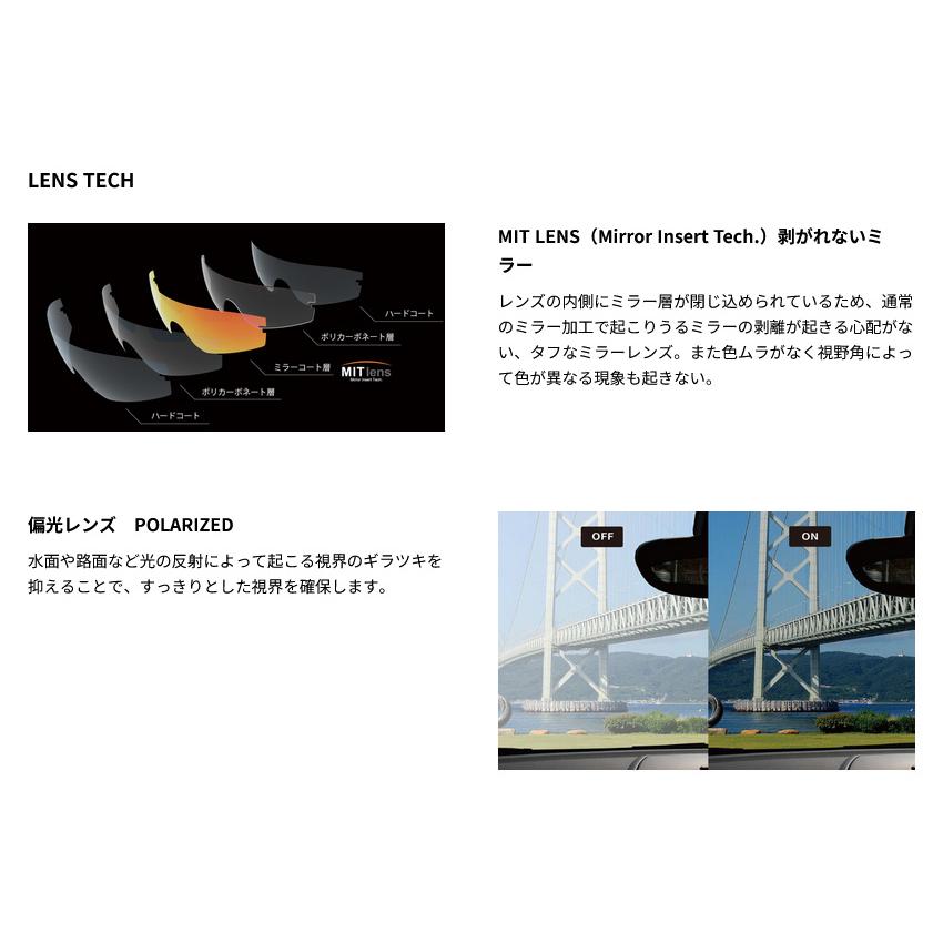 スワンズ メンズ レディース イーノックスエイト8 G2 MITレンズ×偏光レンズモデル E-NOX EIGHT8 G2 スポーツサングラス UVカット EN8G2-1951 EN8G2-2051の画像