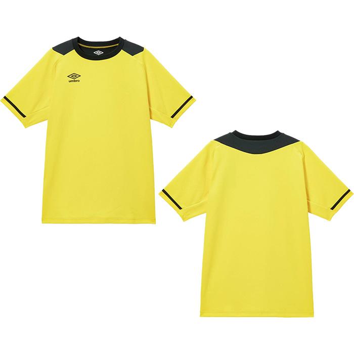 Umbro FUFA サッカーシャツ イエロー umbro（アンブロ） メンズ 半袖GKシャツ サッカーウェア フットサル
