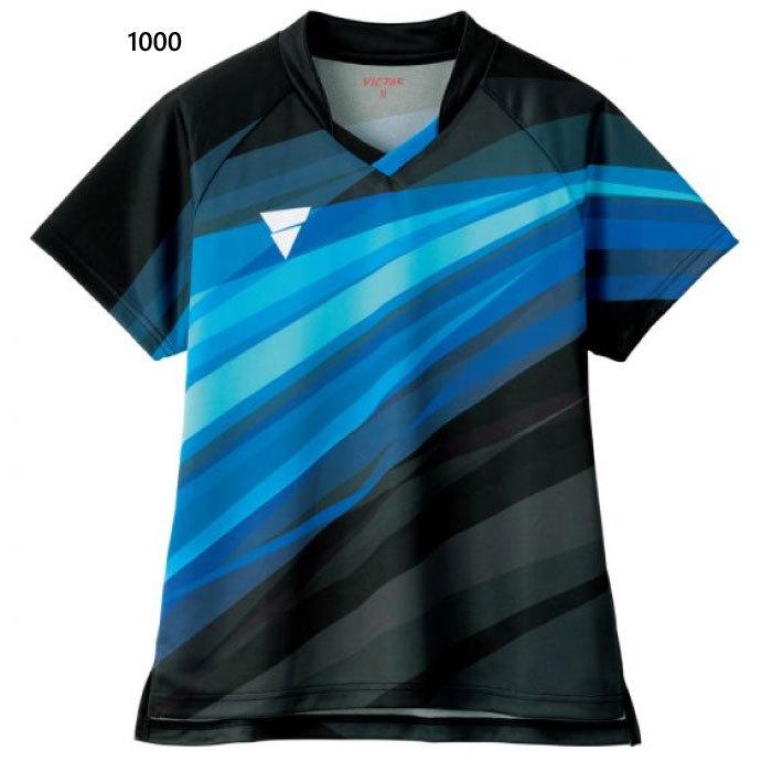ビクタス レディース V-OLGS236 卓球ウェア トップス 半袖 ゲームシャツ 【感謝価格】 ユニフォーム 512112 シャツ