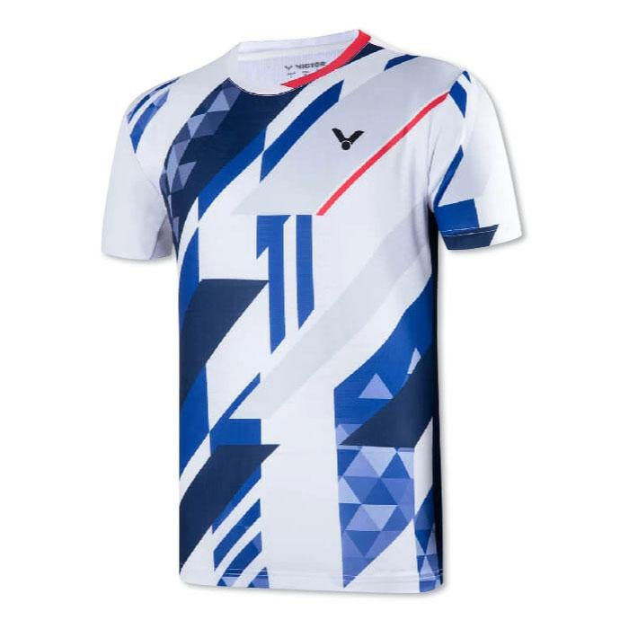 VICTORビクター 韓国代表 バドミントン 選手支給品 非売品 ゲームシャツ VICTORビクター 韓国バドミントン代表 選手支給非売品ゲームシャツ