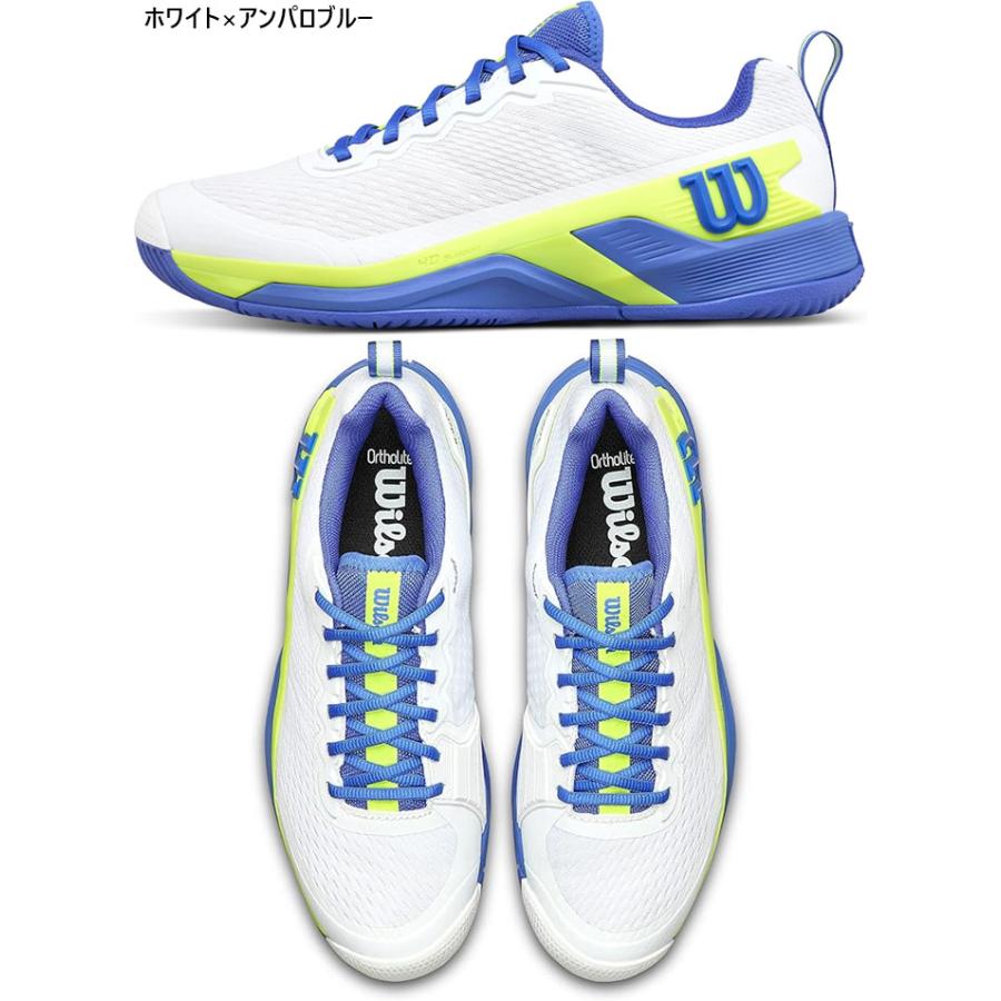 テニスシューズ ウイルソン RUSH PRO 4.5（メンズ）オールコート RUSH PRO 4.5（メンズ）オールコート- ブラック/インフラレッド