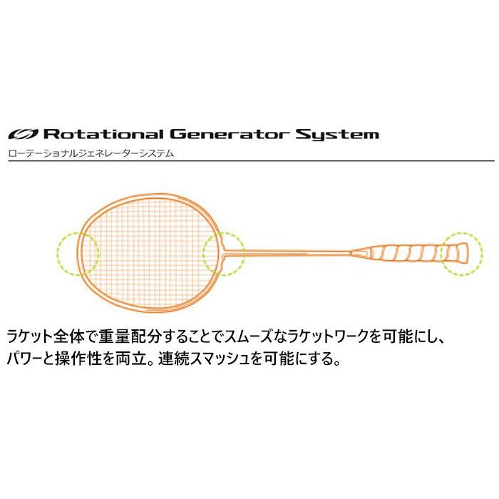 ヨネックス メンズ レディース アストロクス33 ASTROX 33 バドミントンラケット AX33｜vitaliser｜04