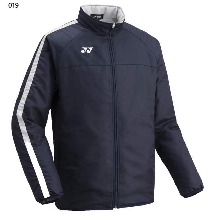 YONEX フード付きネイビーウェア YONEX（ヨネックス） メンズ レディース 裏地付 ウォーマージャケット