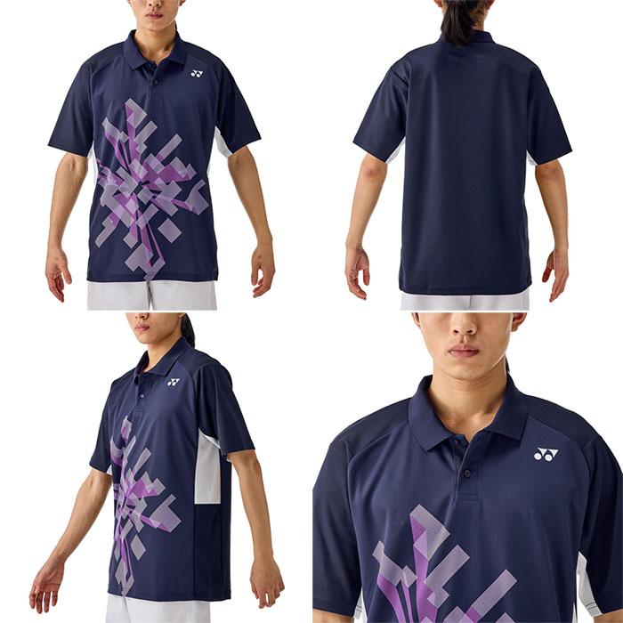 YONEX 花柄ポロシャツ 薄紫 レア YONEX（ヨネックス） メンズ