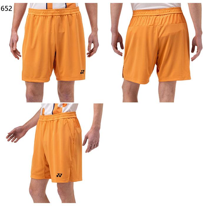 ヨネックス オレンジ Lサイズ ハーフパンツ バドミントン YONEX（ヨネックス） メンズ ニットハーフパンツ テニス バドミントン