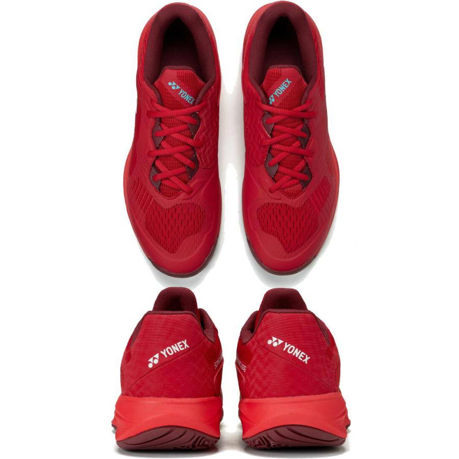 YONEX テニスシューズ　26.0レッド新品未使用　3E オムニクレー YONEX（ヨネックス） 3E幅相当 メンズ レディース パワークッション