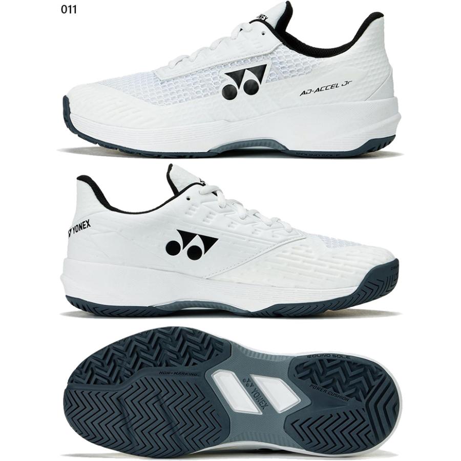 新品未使用YONEX テニスシューズ ホワイト YONEX（ヨネックス） ジュニア キッズ パワークッションアドアクセル