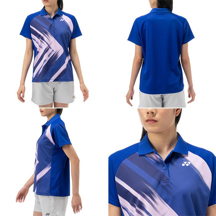 YONEX VERSICOOL Tシャツ JP L 紫/白 ウィメンズゲームシャツ. 20988