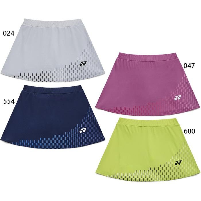 YONEX バドミントンスカート Lサイズ YONEX（ヨネックス） レディース スカート インナースパッツ付 テニス