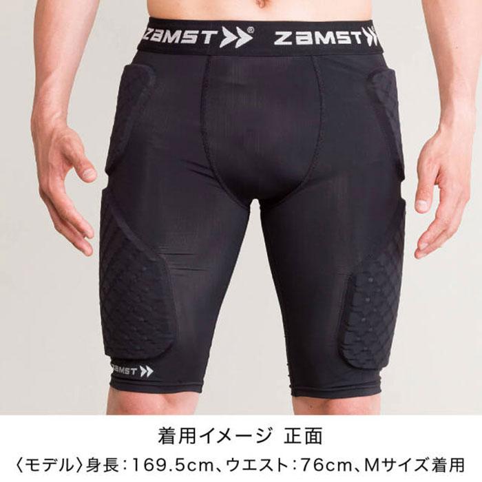 ザムスト メンズ ブレイブパッドショーツ バスケットボールウェア ボトムス アンダーウェア スポーツインナー 9mm厚パッド 388901 388902 388903 388904の画像