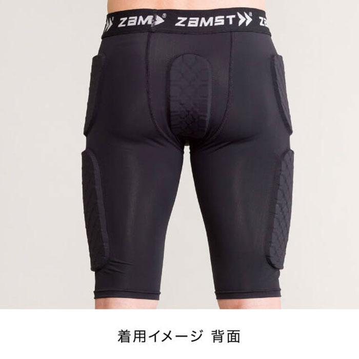 ザムスト メンズ ブレイブパッドショーツ バスケットボールウェア ボトムス アンダーウェア スポーツインナー 9mm厚パッド 388901 388902 388903 388904の画像